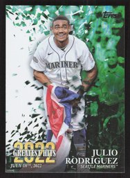 2023 TOPPS JULIO RODRIGUEZ 2022 GREATEST HITS