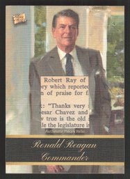 2020 PIECES OF THE PAST RONALD REAGAN  RELIC