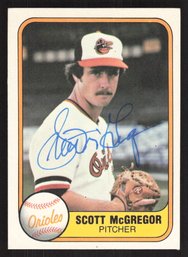 1981 FLEER SCOTT MCGREGOR AUTO