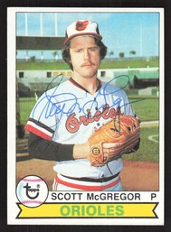 1979 TOPPS SCOTT MCGREGOR AUTO