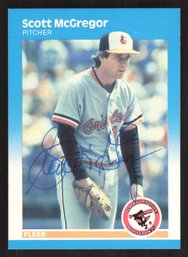 1987 FLEER SCOTT MCGREGOR AUTO