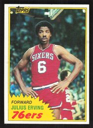 1981 TOPPS JULIUS ERVING