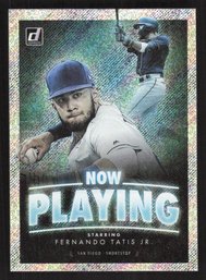 2020 DONRUSS FERNANDO TATIS JR - NOW PLAYING