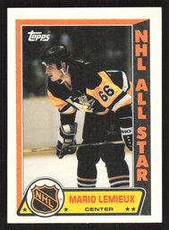 1989 TOPPS MARIO LEMIEUX STICKER