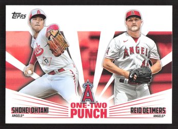 2023 TOPPS SHOHEI OHTANI-REID DETMERS ONE-TWO PUNCH