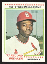 1978 TOPPS LOU BROCK