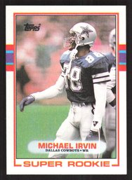 1989 TOPPS MICHAEL IRVIN ROOKIE