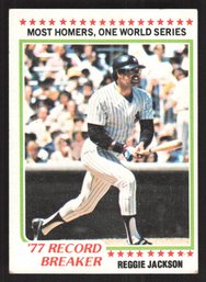 1978 TOPPS REGGIE JACKSON