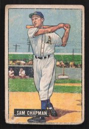 1951 BOWMAN SAM CHAPMAN ROOKIE