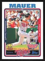 2005 TOPPS JOE MAUER ROOKIE - HOFER