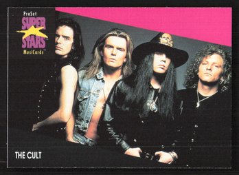 1992 PROSET SUPER STARS MUSICARDS THE CULT