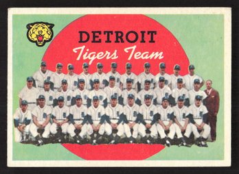 1961 TOPPS DETROIT TIGERS CHECKLIST