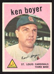 1959 TOPPS KEN BOYER - 11X ALL STAR