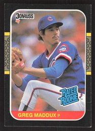 1987 DONRUSS RATED ROOKIE GREG MADDUX