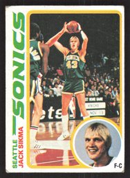 1978 TOPPS JACK SIKMA