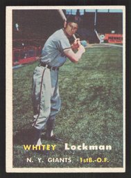 1957 TOPPS WHITEY LOCKMAN