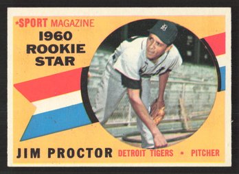 1960 TOPPS JIM PROCTOR ROOKIE