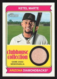 2023 TOPPS HERITAGE HIGH NUMBER KETEL MARTE BAT RELIC