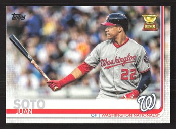 2019 Topps Series One Juan Soto Gold Rookie Cup