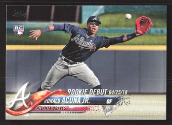 2018 Topps Update Ronald Acuna Jr Rookie