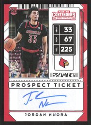 2020 Contenders Dp Jordan Nwora Rookie Autograph