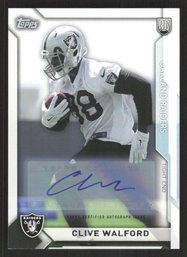 2015 TOPPS CLIVE WALFORD AUTO