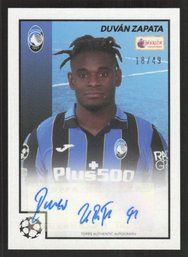 2022 TOPPS MERLIN HERITAGE DUVAN ZAPATA AUTO SHORT PRINT 49