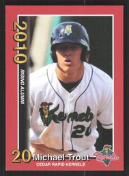 2010 MINOR LEAGUE CEDAR RAPID KERNELS MIKE TROUT PROSPECT