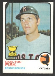 1973 TOPPS CARLTON FISK GOLD ROOKIE CUP