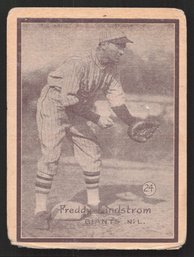 1931 W517 #24 Freddie Lindstrom Hall-of-Fame - RARE!