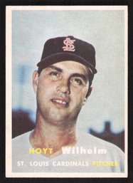 1957 TOPPS HOYT WILHELM - HALL OF FAMER