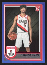 2022-23 HOOPS SHAEDON SHARPE ROOKIE PARALLEL