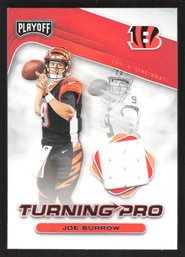 2020 PLAYOFF JOE BURROW ROOKIE RELIC