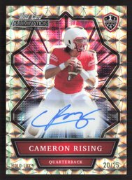 2021 WILD CARD CAMERON RISING AUTO SSP /25