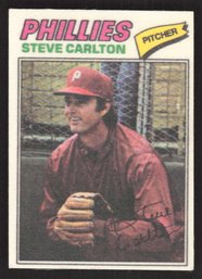 1977 TOPPS STEVE CARLTON CLOTH STICKER