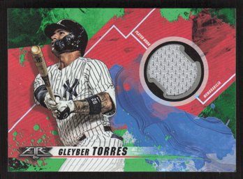 2019 Topps Fire Gleyber Torres Relic Short Print /75