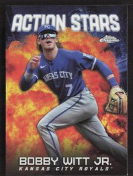 2023 TOPPS CHROME BOBBY WITT JR ACTION STARS