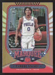 2020-21 CHRONICLES MARQUEE TYRESE MAXEY ROOKIE