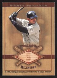 2001 UPPER DECK SP MILESTONE EDITION ALEX RODRIGUEZ GAME BAT