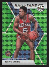 2019-20 MOSAIC JULIUS ERVING GREEN PRIZM