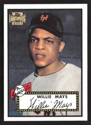 2001 TOPPS WILLIE MAYS RP