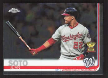 2019 TOPPS CHROME JUAN SOTO GOLD ROOKIE CUP