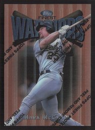 1997 Topps Finest Mark Macgwire Warriors - With Film!