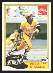 1981 TOPPS COCA COLA WILLIE STARGELL