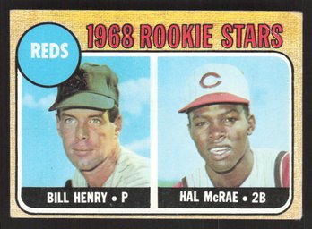 1968 TOPPS HAL MCRAE ROOKIE