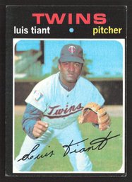 1971 TOPPS LUIS TIANT - VENNY HALL OF FAME