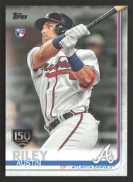 2019 TOPPS UPDATE AUSTIN RILEY ROOKIE 150 YEARS EMBLEM