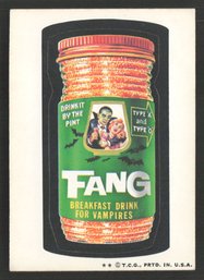 1973 TOPPS WACKY PACKAGES FANG (TANG)