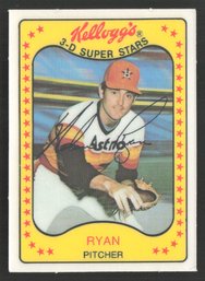 1981 TOPPS KELLOGG'S NOLAN RYAN