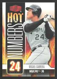 2006 FLEER MIGUEL CABRERA HOT NUMBERS